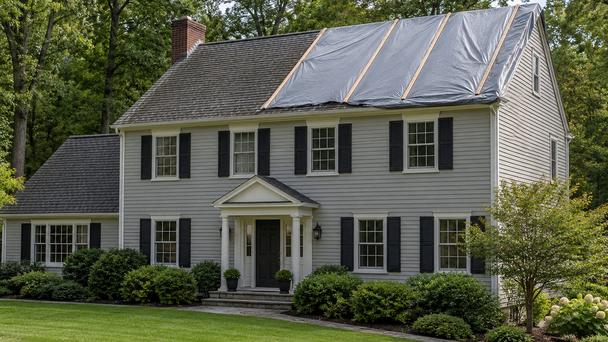 Emergency Roof Tarping in Connecticut: What to Expect