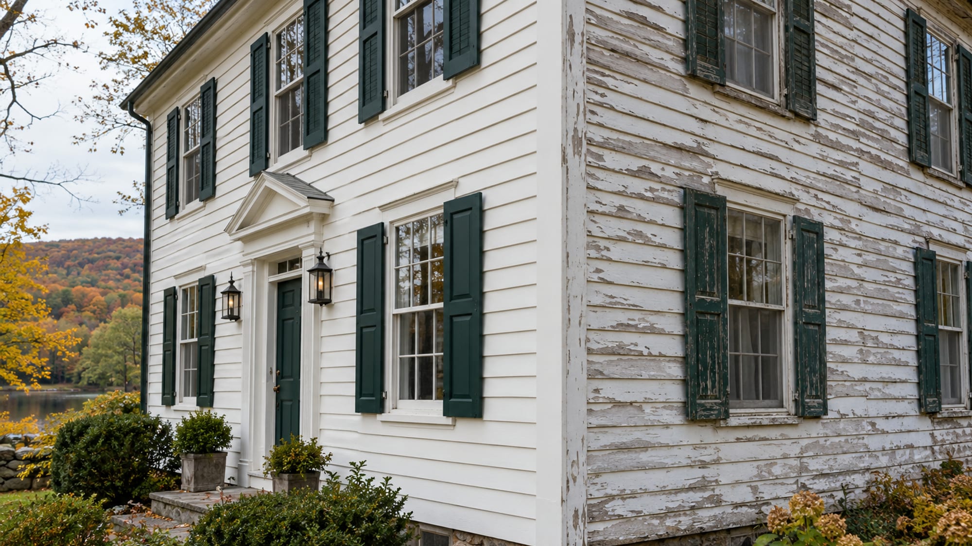 Pintura exterior o siding nuevo para una casa en Connecticut