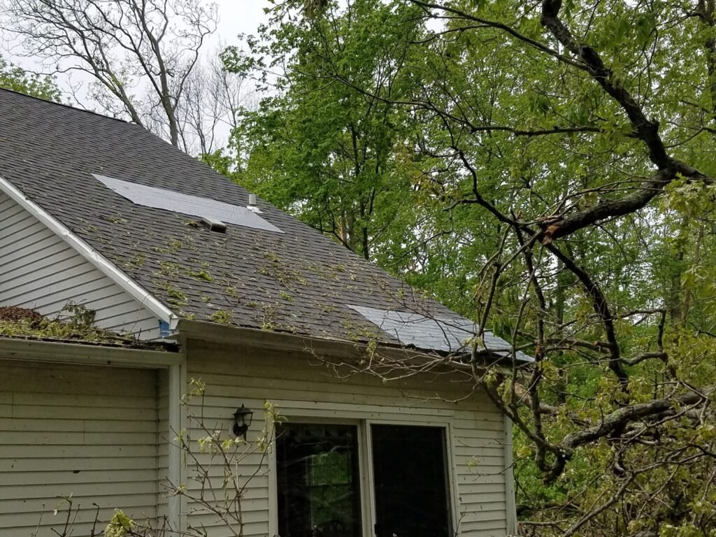 American Quality Roofing and Siding provides expert wind damage repairs to roofs.